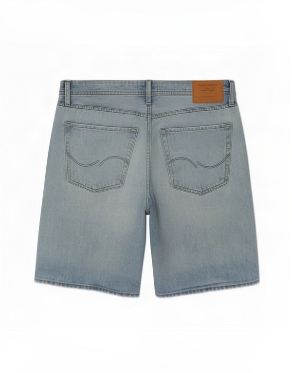Shorts jeans masculino Jack & Jones Regular Fit grande W36 algodão azul