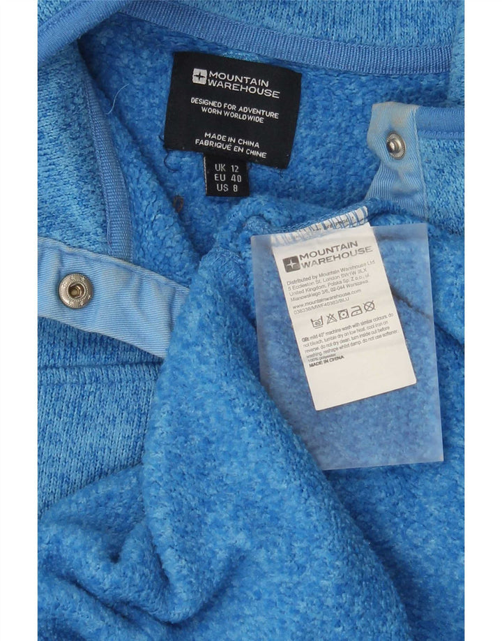 Mountain Warehouse moletom feminino jumper UK 12 médio azul manchado