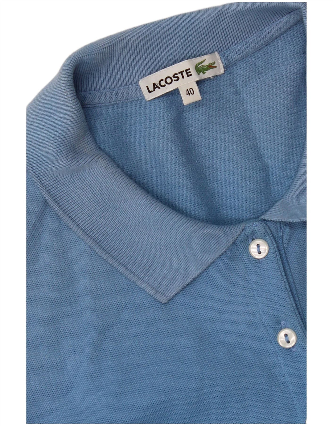 Vestido polo feminino Lacoste tamanho 40 azul médio