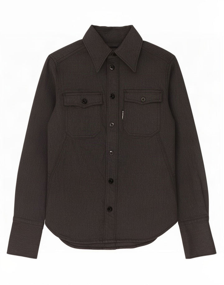 Camisa feminina G-Star UK 4 XS algodão cinza