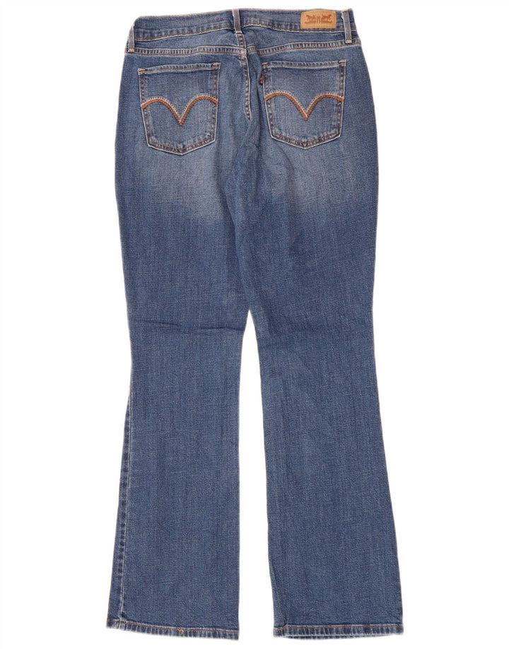 Levi's feminino 515 bootcut jeans US 6 médio W30 L31 algodão azul