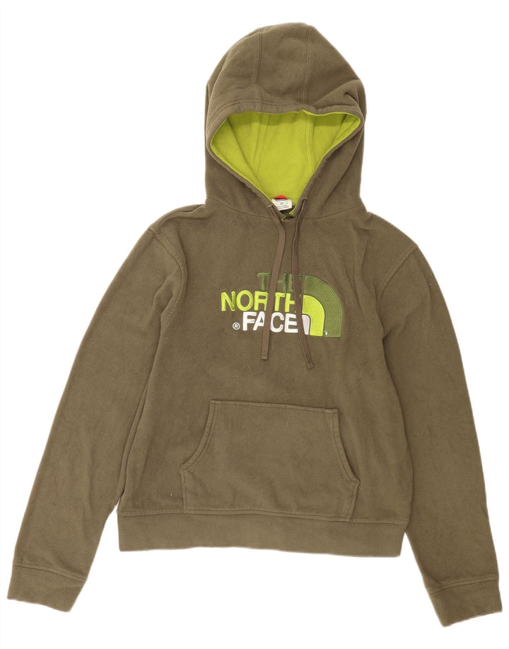 THE NORTH FACE Suéter masculino de lã com capuz gráfico pequeno cáqui poliéster