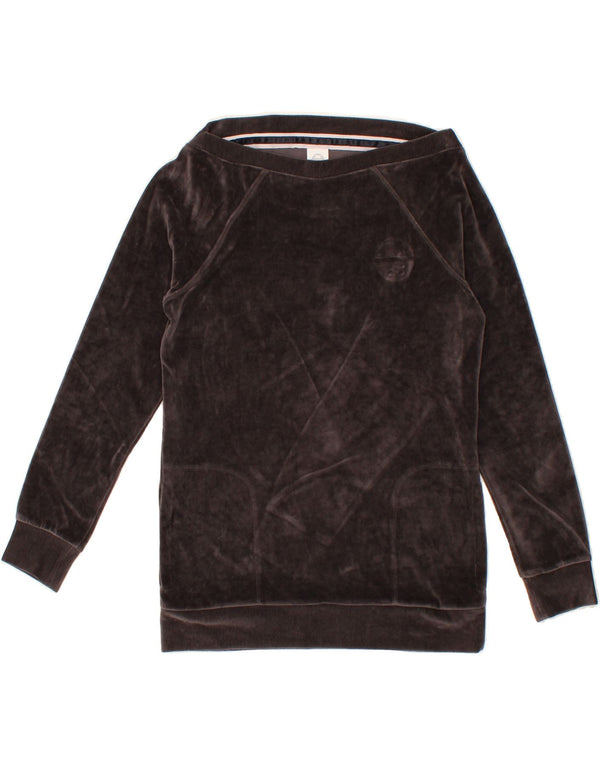Suéter feminino NORTH SAILS UK 14 grande algodão cinza