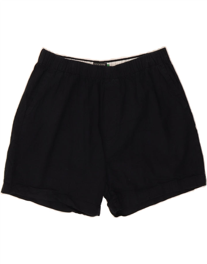 DOCKERS Womens Chino Shorts Medium W30 Navy Blue Cotton Vintage Dockers and Second-Hand Dockers from Messina Hembry 