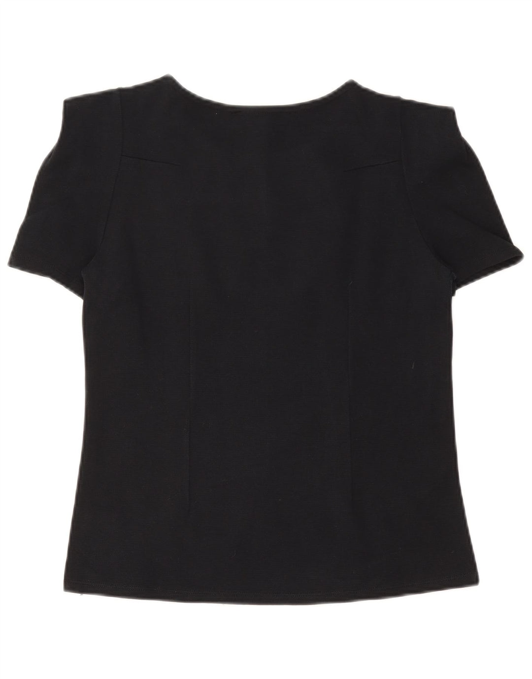 Blusa feminina ZARA UK 12 azul marinho médio