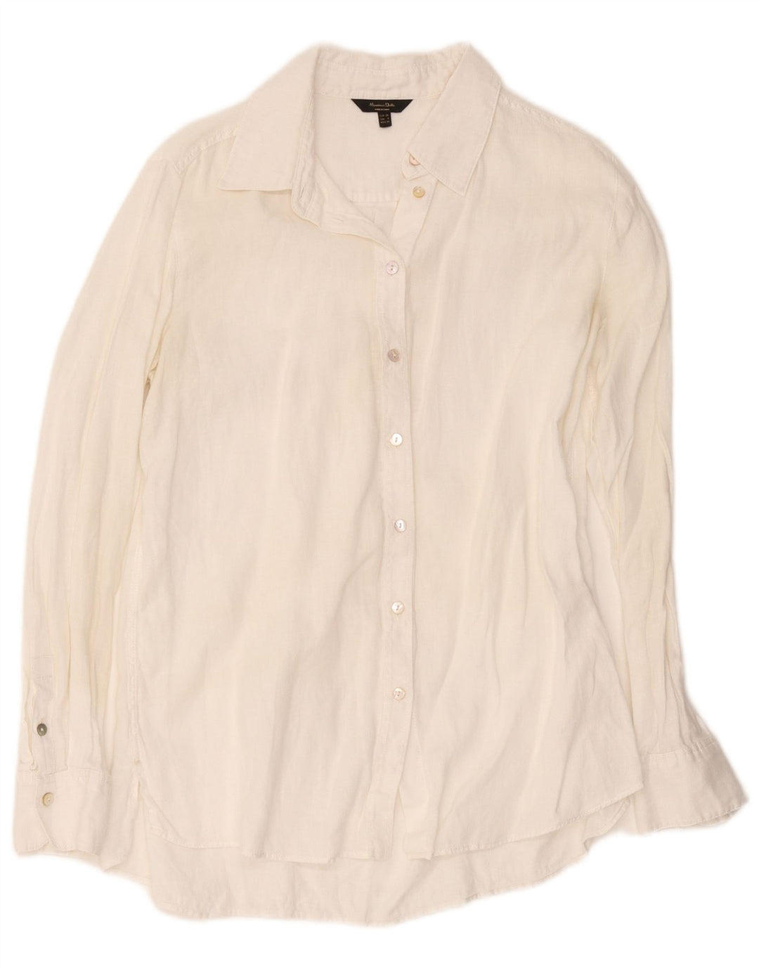 Camisa feminina Massimo Dutti EU 36 XS Branco