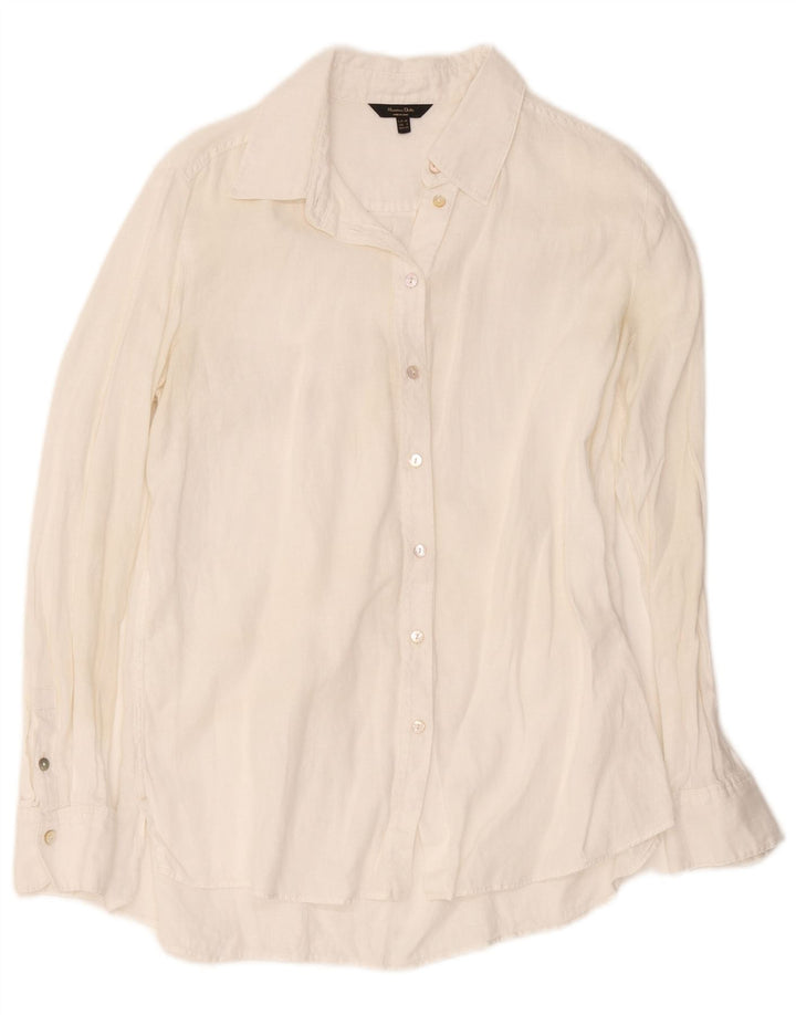 Camisa feminina Massimo Dutti EU 36 XS Branco