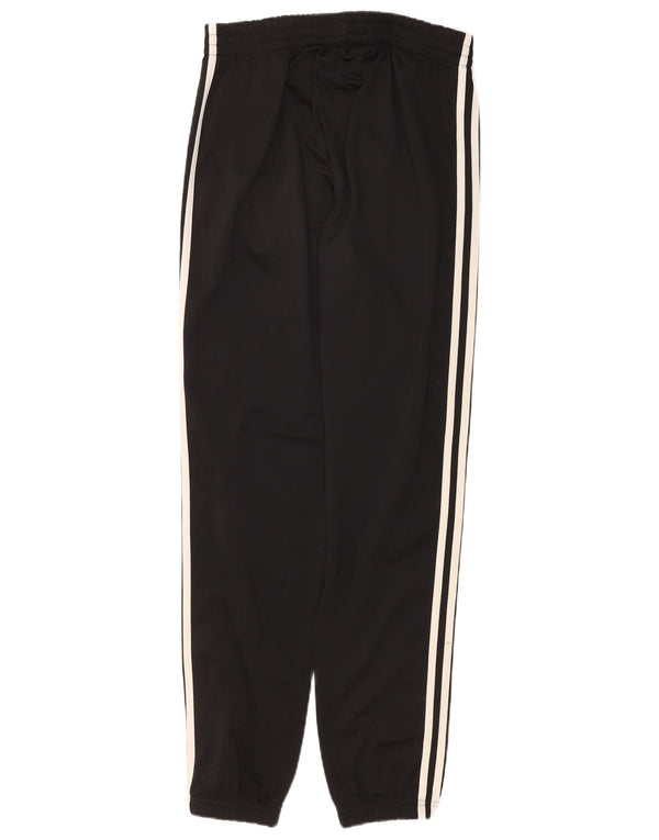 Adidas Womens Tracksuit Calças Joggers UK 10 Pequeno Poliéster Preto