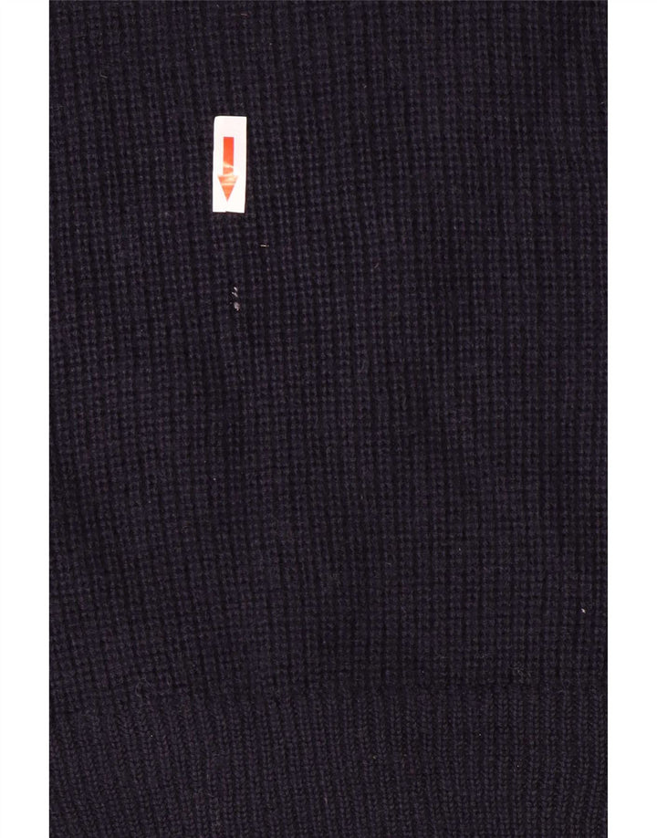 Marina Yachting Suéter masculino com gola tartaruga UE 38 azul médio náutico