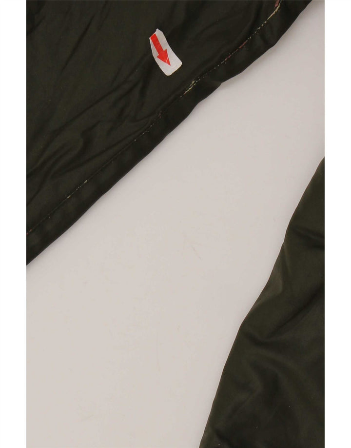 Jaqueta feminina de algodão encerado Barbour UK 10 pequena cáqui