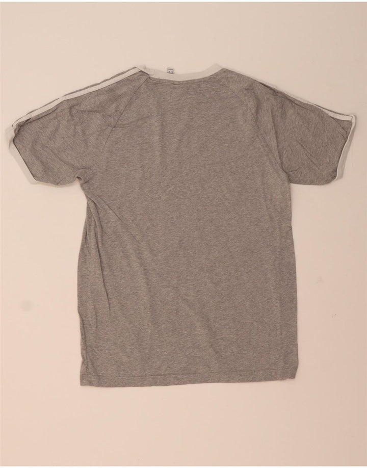 Camiseta masculina Adidas Top cinza médio algodão