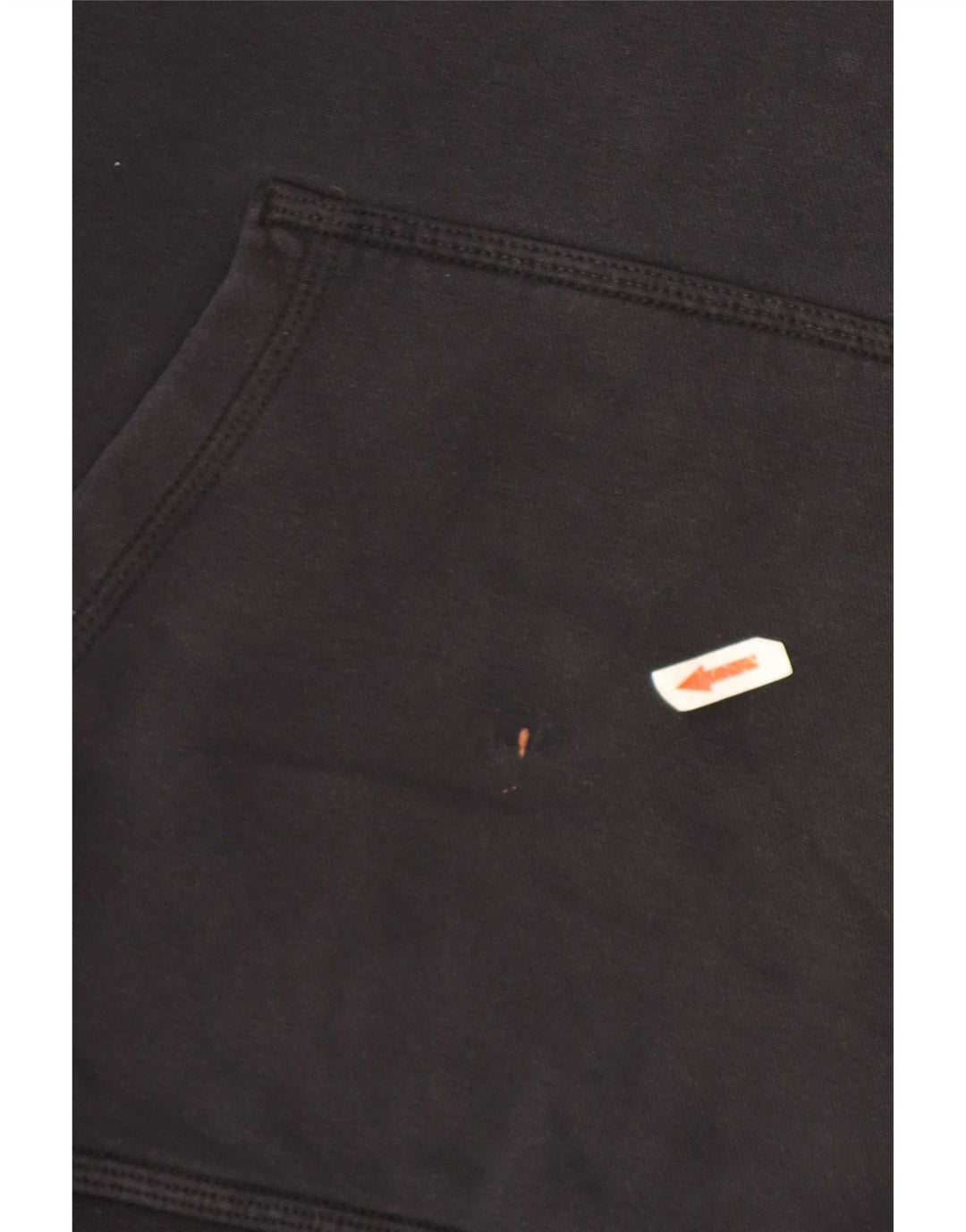 Nike Mens Hoodie Jumper Médio Algodão Preto