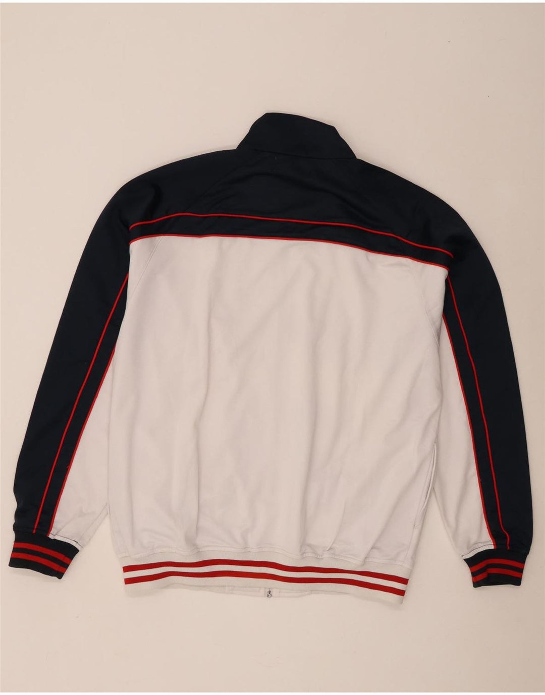 Kappa Mens Treino Top Jacket 2XL Branco Colourblock Poliéster