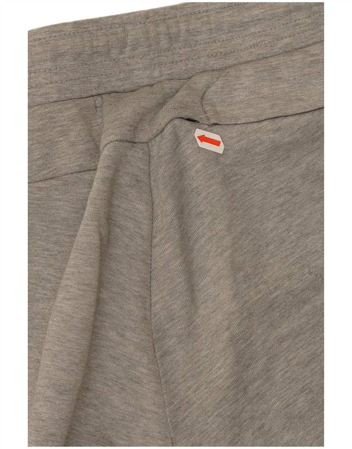 Calça de treino masculina Nike Joggers cinza médio algodão colorblock
