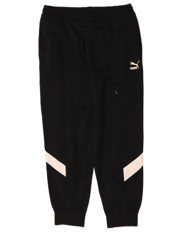 Puma Mens Tracksuit Top Jacket Grande Preto Colorblock Algodão