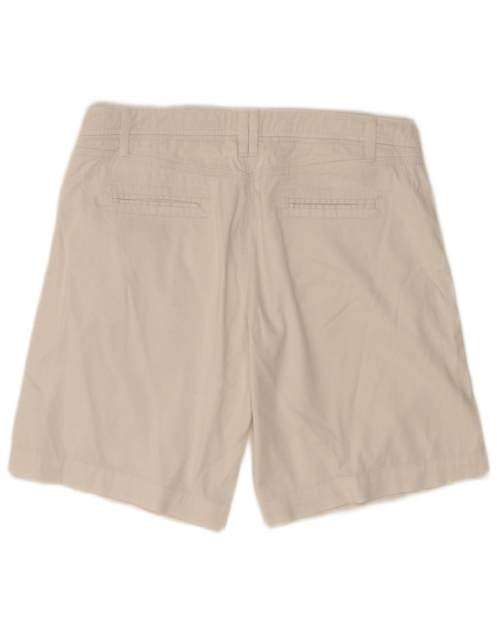Gas Mens Chino Shorts W29 Médio Algodão Branco