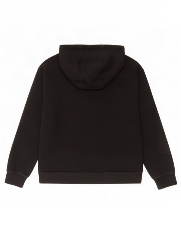 Suéter Nike feminino com capuz e zíper 13-14 anos XL preto algodão