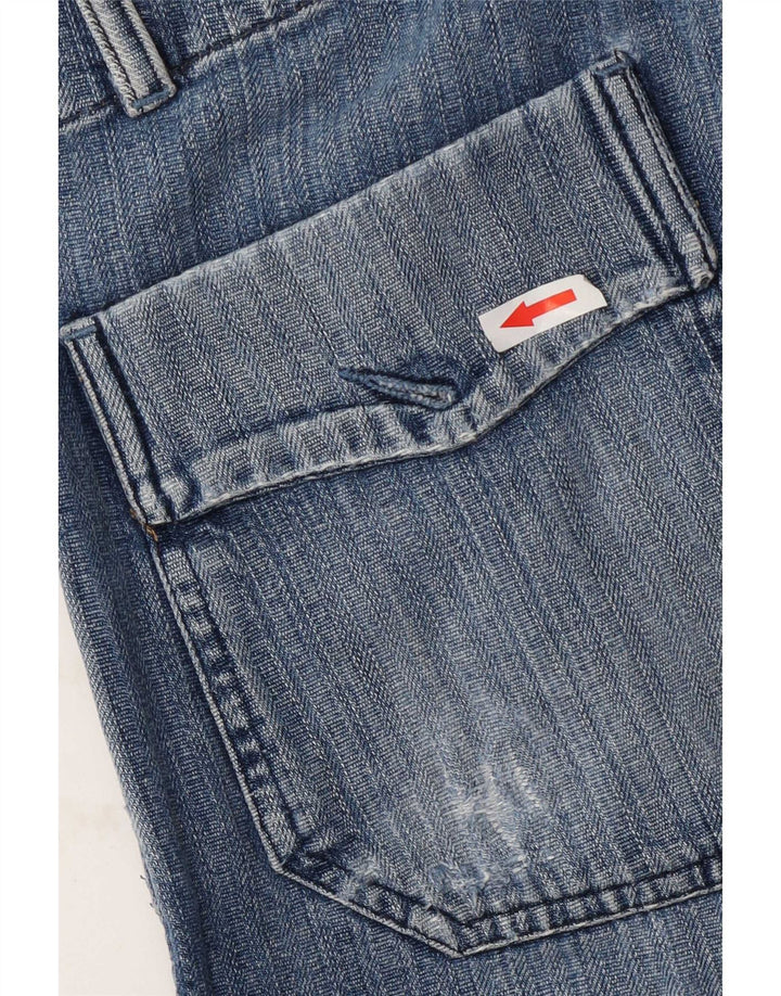 Diesel feminino bootcut jeans W28 L34 azul algodão