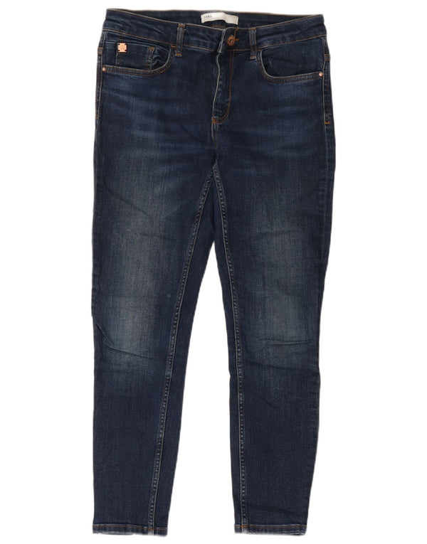 Zara Mens Skinny Jeans EU 42 Grande W32 L27 Azul Marinho Algodão