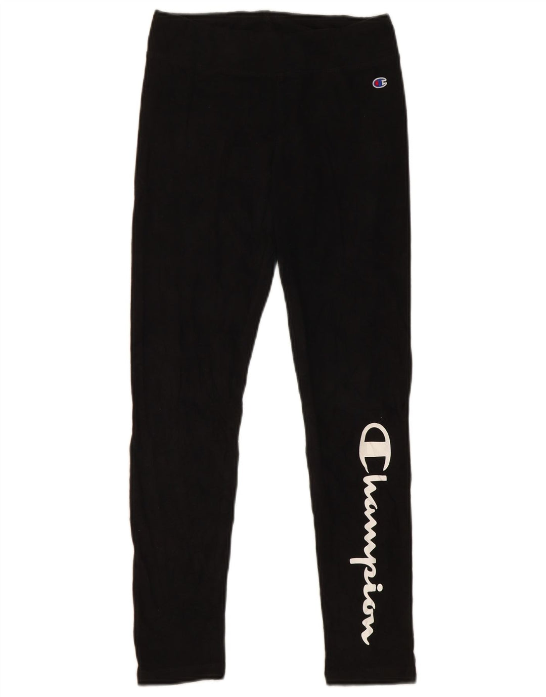 Leggings estampadas Champion Girls 9-10 anos médio algodão preto