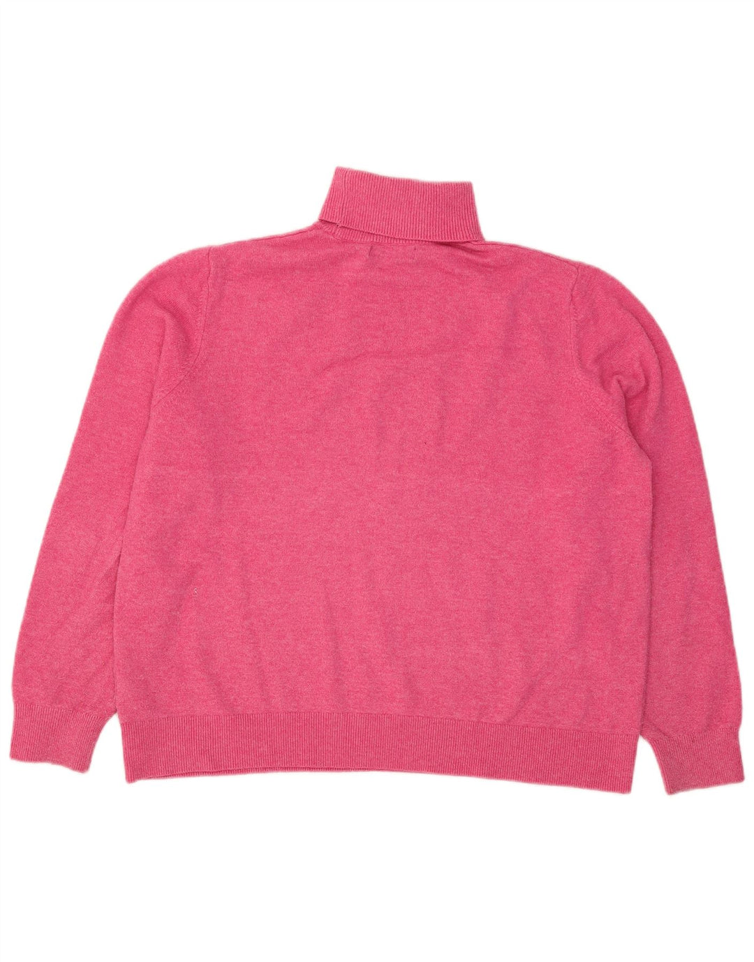 Suéter feminino Marks & Spencer grande com gola redonda Reino Unido 16 grande rosa