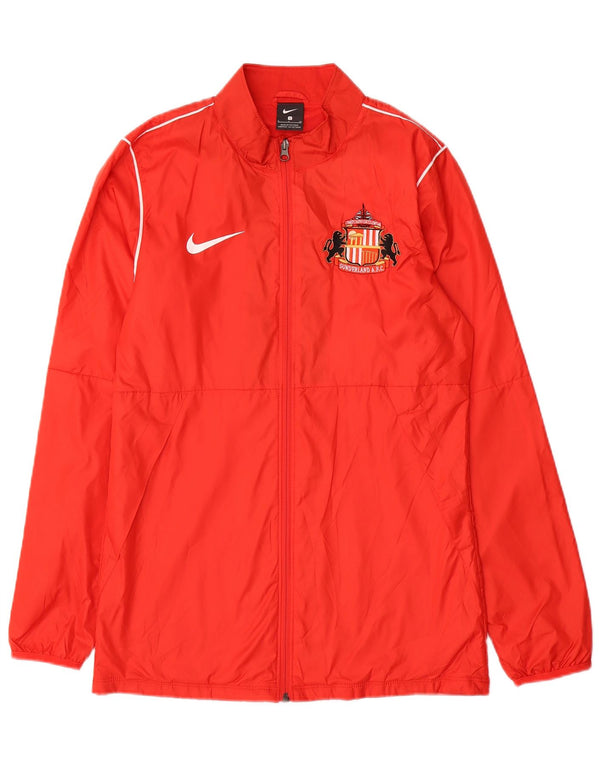 Nike Masculino Sunderland A.F.C. Jaqueta de chuva gráfica UK 36 pequena poliéster vermelho