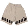 Adidas Mens Climalite Sport Shorts Pequeno Poliéster Branco
