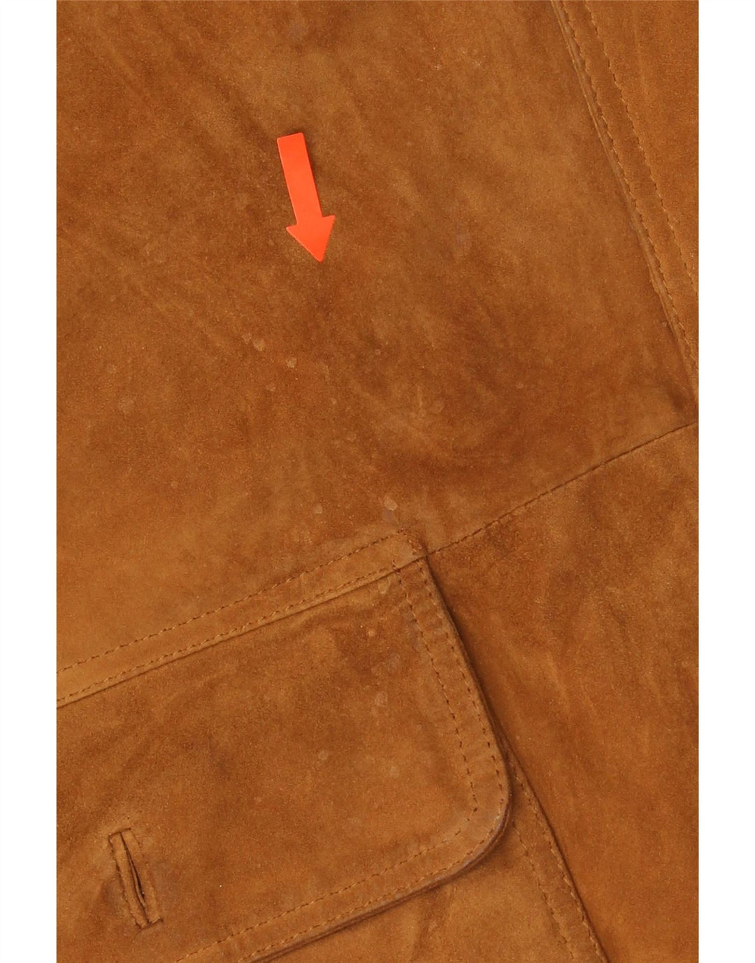 Jaqueta bomber masculina vintage de camurça IT 54 2XL marrom