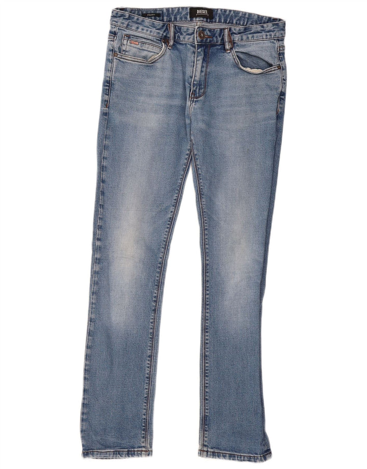 Jeans retos masculinos Diesel W32 L32 algodão azul