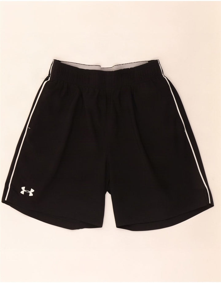 Shorts esportivos gráficos masculinos Under Armour médio preto