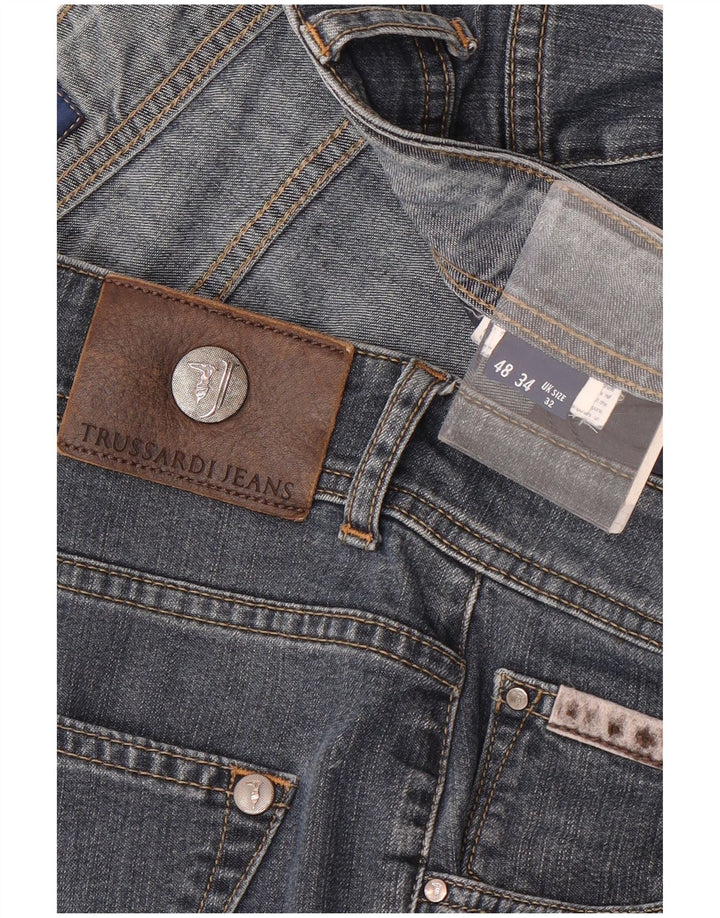 Jeans retos masculinos Trussardi W32 L34 azul