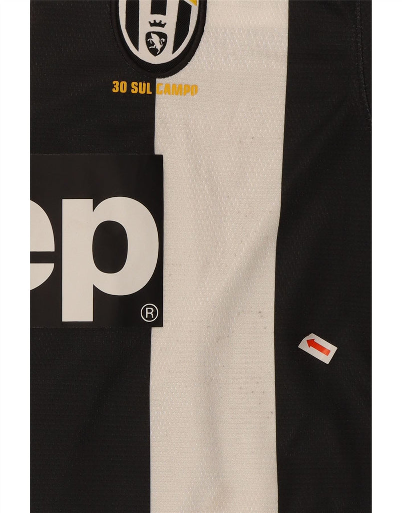 NIKE Mens Juventus Italy 2012-2013 Home Football Shirt Large Black Striped Vintage Nike and Second-Hand Nike from Messina Hembry 