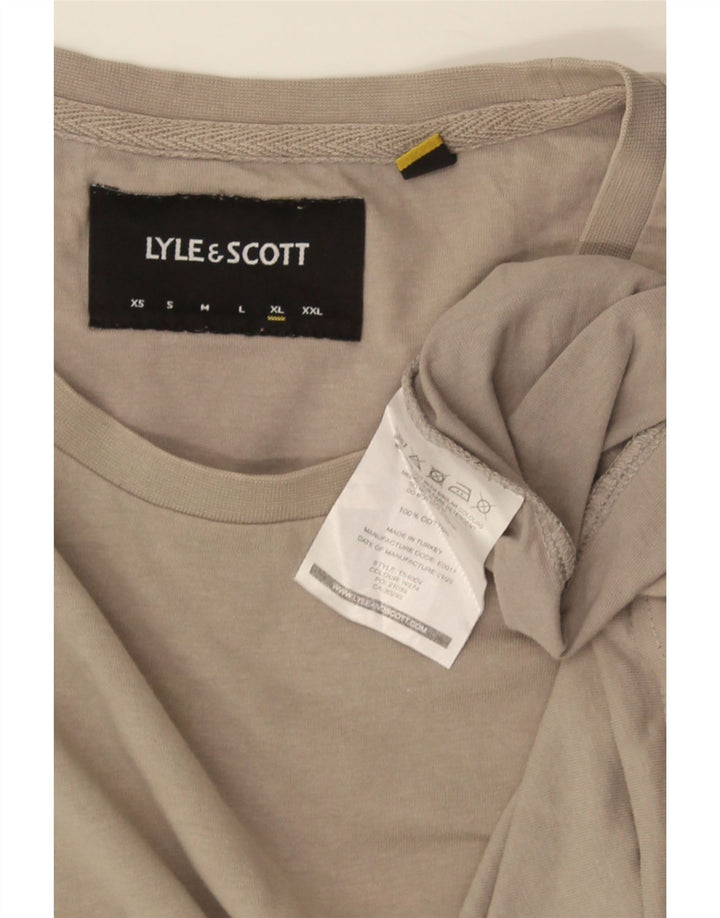 Camiseta masculina LYLE & SCOTT XL algodão bege