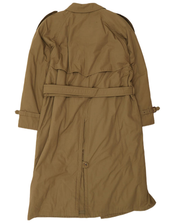 Trench Coat Vintage Masculino IT 48 Médio Cáqui Poliéster Clássico