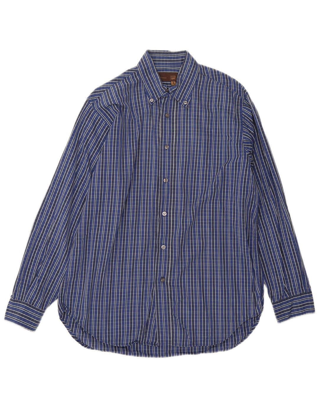 Camisa masculina Gas pequena xadrez azul