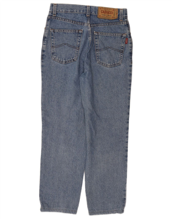 Calça jeans feminina CASUCCI cropped solta W28 L24 azul