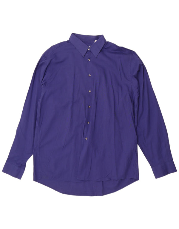 Camisa masculina Calvin Klein tamanho 17 XL azul