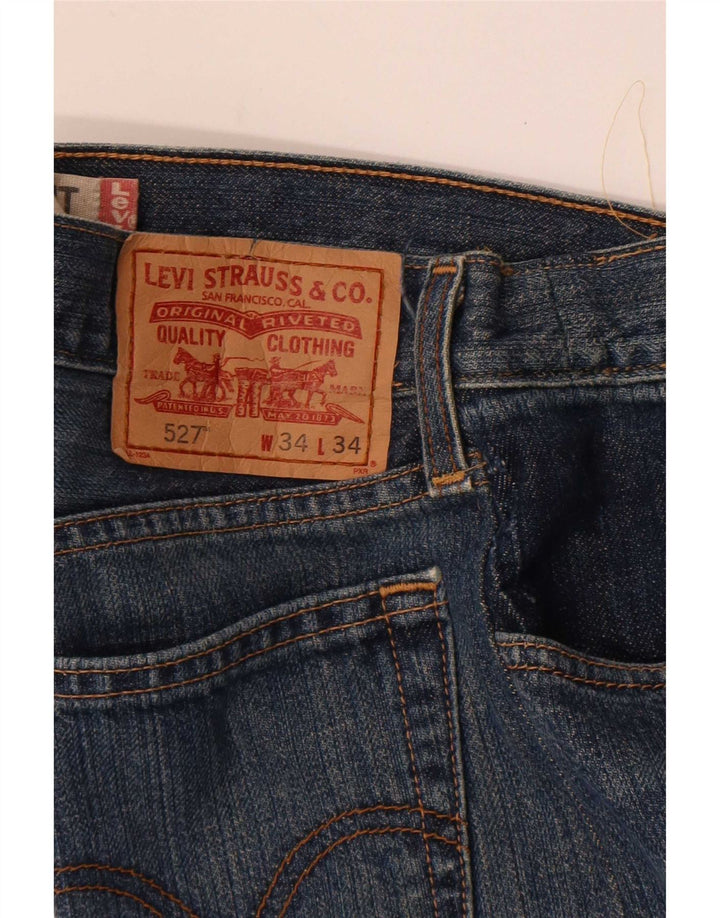 Calça Jeans Levis Masculina 527 Low Bootcut W34 L29 Azul