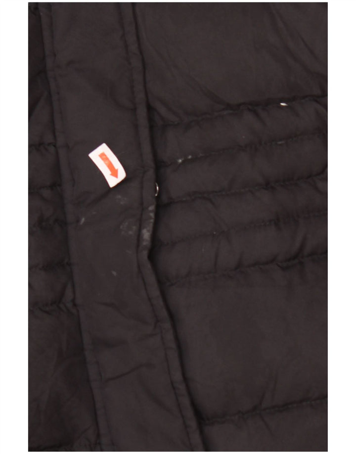 Jaqueta feminina acolchoada com capuz ESPRIT UK 10 pequena preta