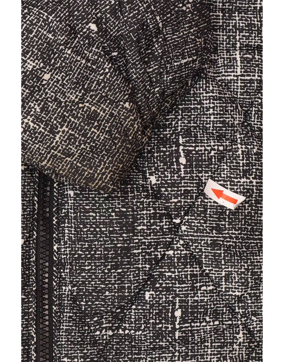 Jaqueta acolchoada feminina Marks & Spencer UK 20 2XL poliéster manchado preto