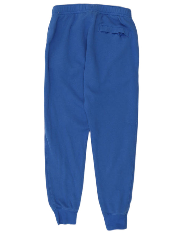 Calça de treino feminina Nike Joggers UK 10 pequeno azul algodão