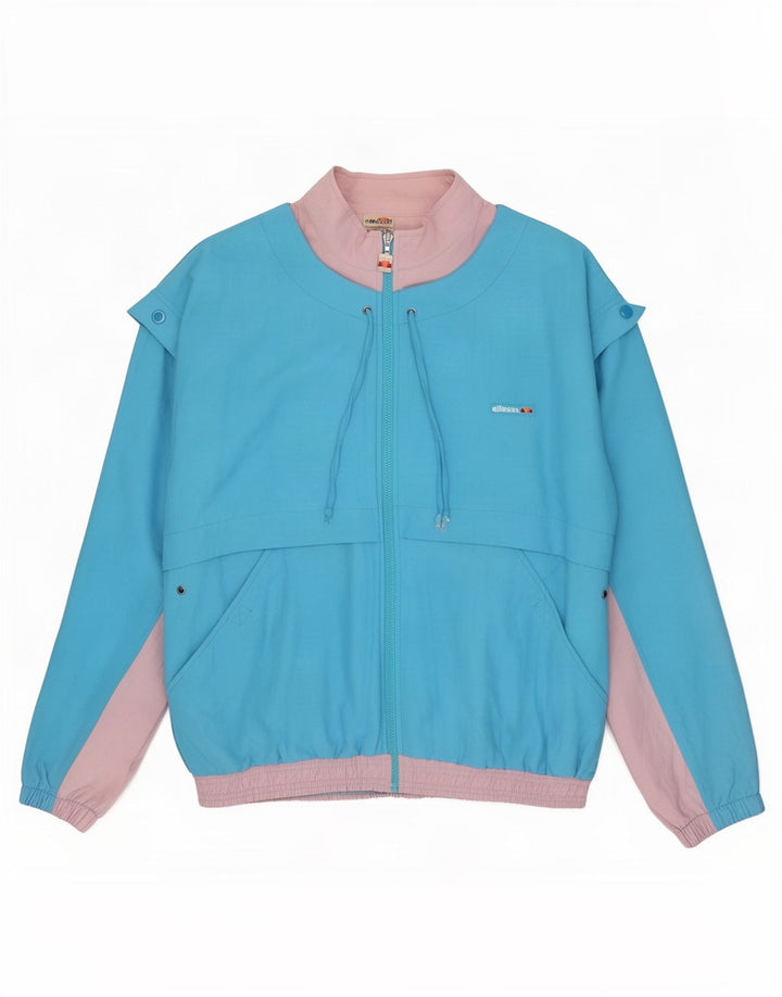 Jaqueta feminina Ellesse IT 48 XL azul colorblock poliamida