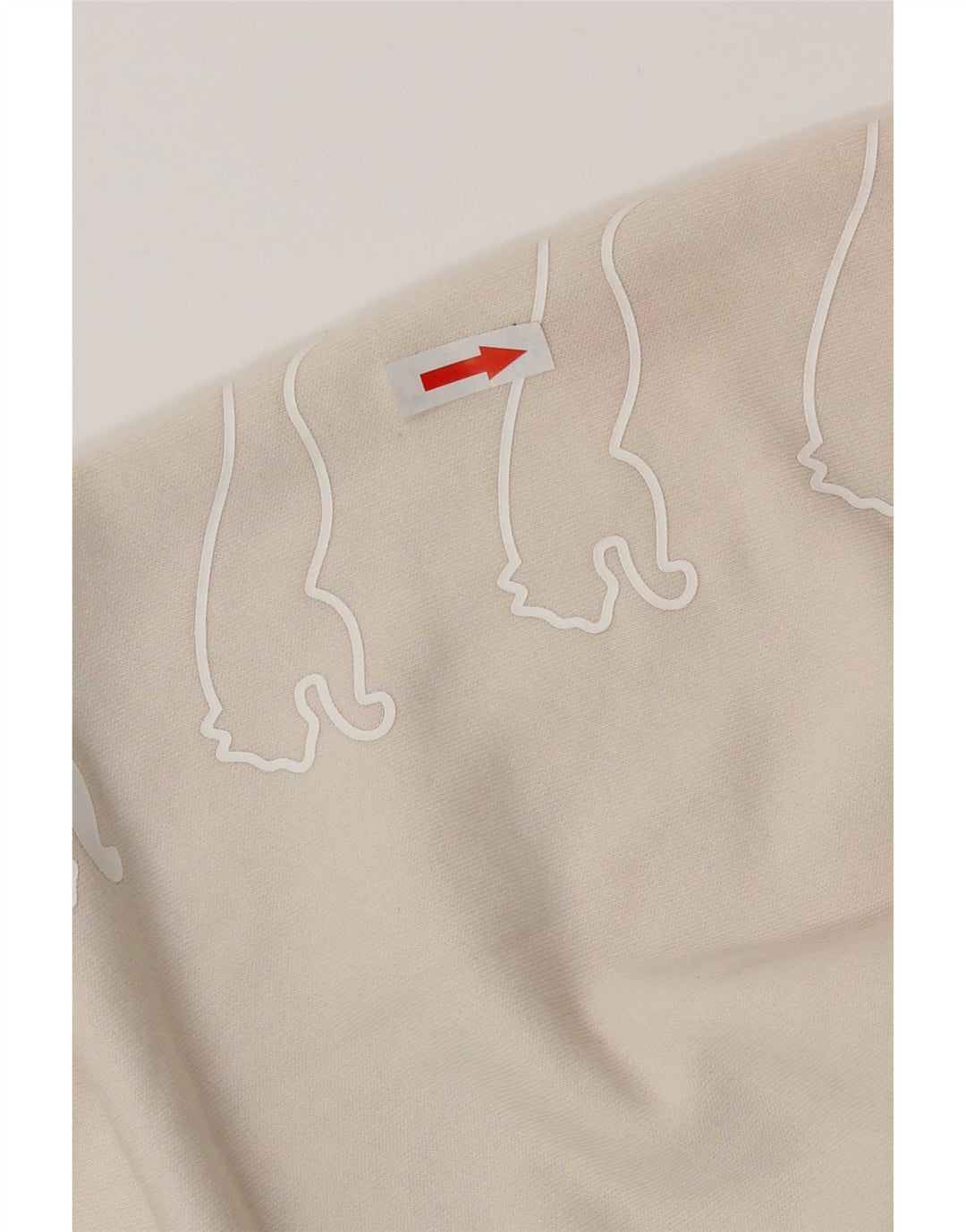 Puma moletom feminino oversized crop gráfico jumper UK 16 grande bege