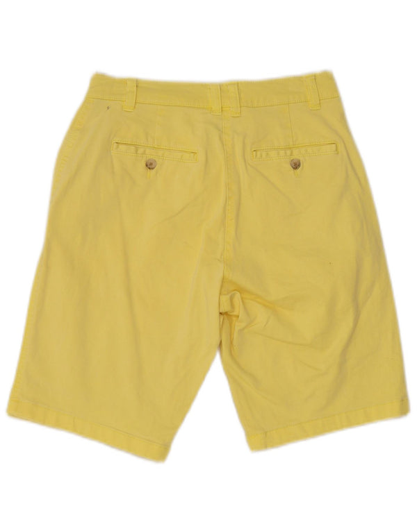 Joules Womens Chino Shorts UK 8 Pequeno W26 Algodão Amarelo