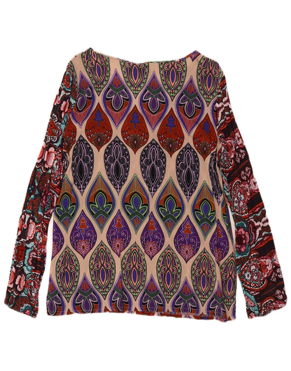 Blusa feminina de manga comprida DESIGUAL UK 18 XL Multicolor Paisley