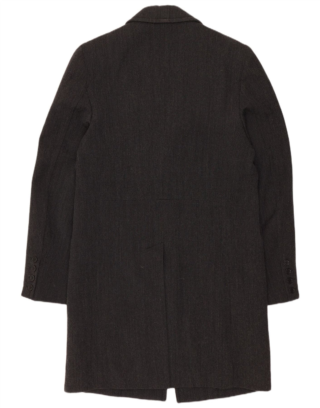 Sobretudo masculino vintage IT 46 pequeno algodão cinza