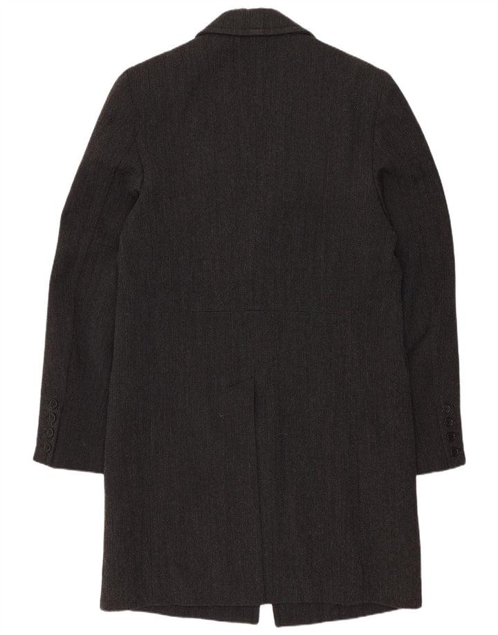 Sobretudo masculino vintage IT 46 pequeno algodão cinza