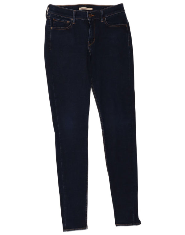 Calça jeans feminina Levi's 710 Super Skinny SW30 L32 azul marinho algodão