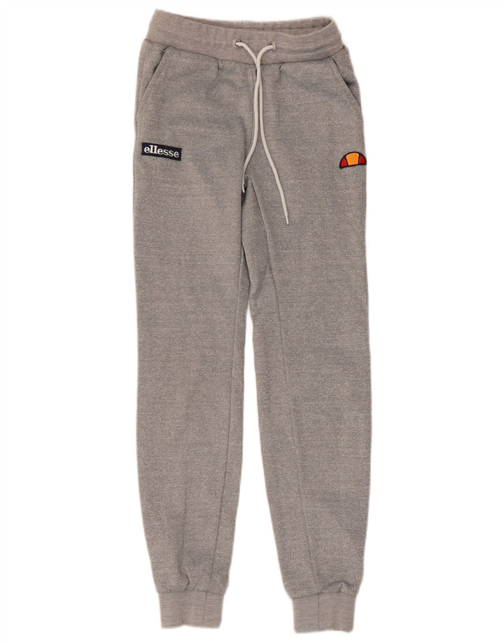 Calça de treino feminina Ellesse Joggers UK 4 XS cinza poliéster