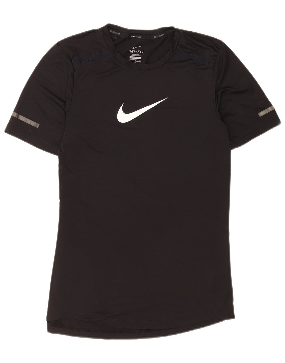 Camiseta Nike Masculina Dri Fit Graphic Top Pequeno Poliéster Preto
